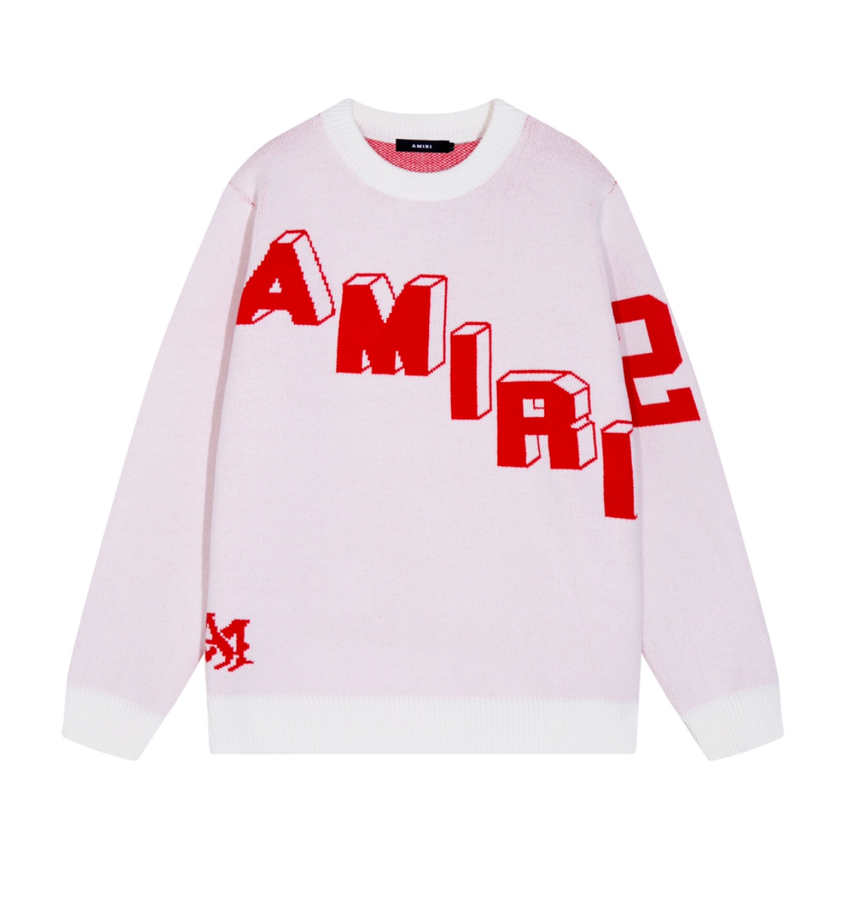 AMIRI LOGO JACQUARD KNIT SWEATER – MULTIPLE DESIGNS – 1:1 HIGH END