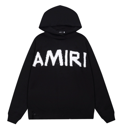 AMIRI LOGO HOODIE KNIT SWEATER – MULTIPLE DESIGNS– 1:1 HIGH END