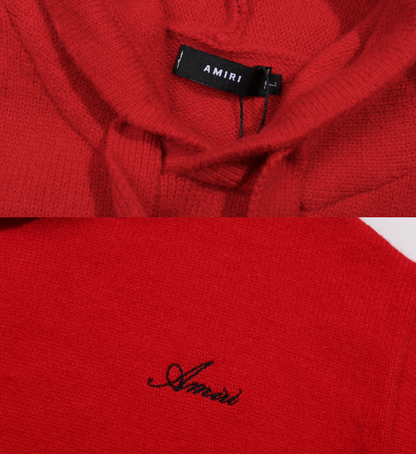 AMIRI LOGO HOODIE KNIT SWEATER – MULTIPLE DESIGNS– 1:1 HIGH END