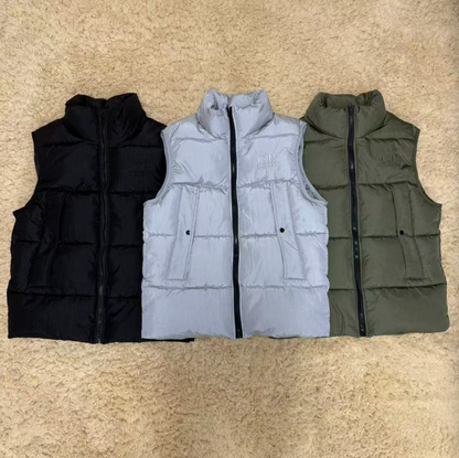 C.P. COMPANY PADDED LOGO VEST – MULTIPLE COLORS – PREMIUM QUALITY