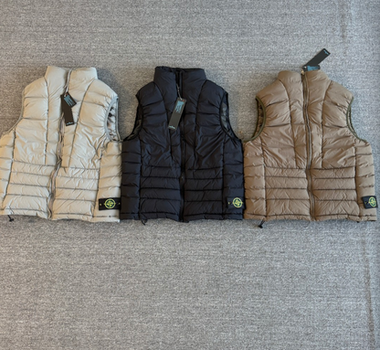 STONE ISLAND LIGHT DOWN PUFFER VEST– 1:1 HIGH END