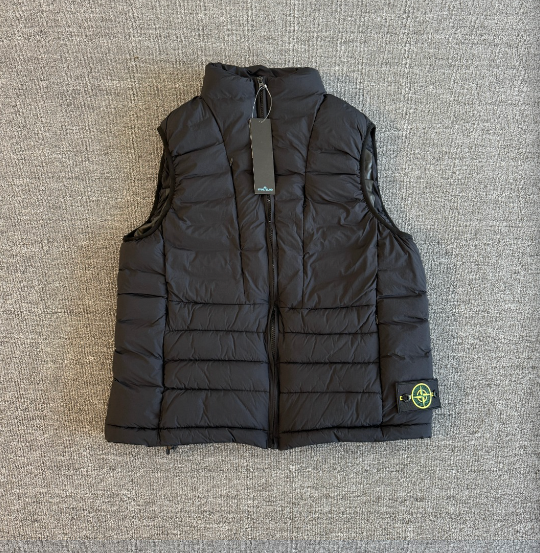 STONE ISLAND LIGHT DOWN PUFFER VEST– 1:1 HIGH END