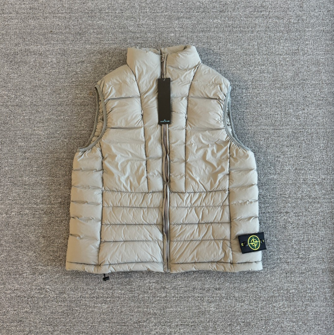 STONE ISLAND LIGHT DOWN PUFFER VEST– 1:1 HIGH END