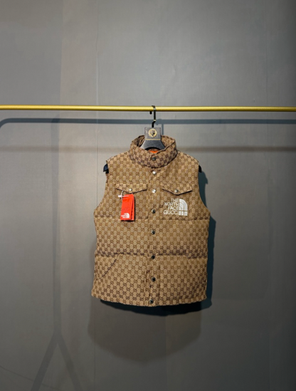GUCCI X THE NORTH FACE STYLE PUFFER VEST – MULTIPLE DESIGNS – 1:1 HIGH END