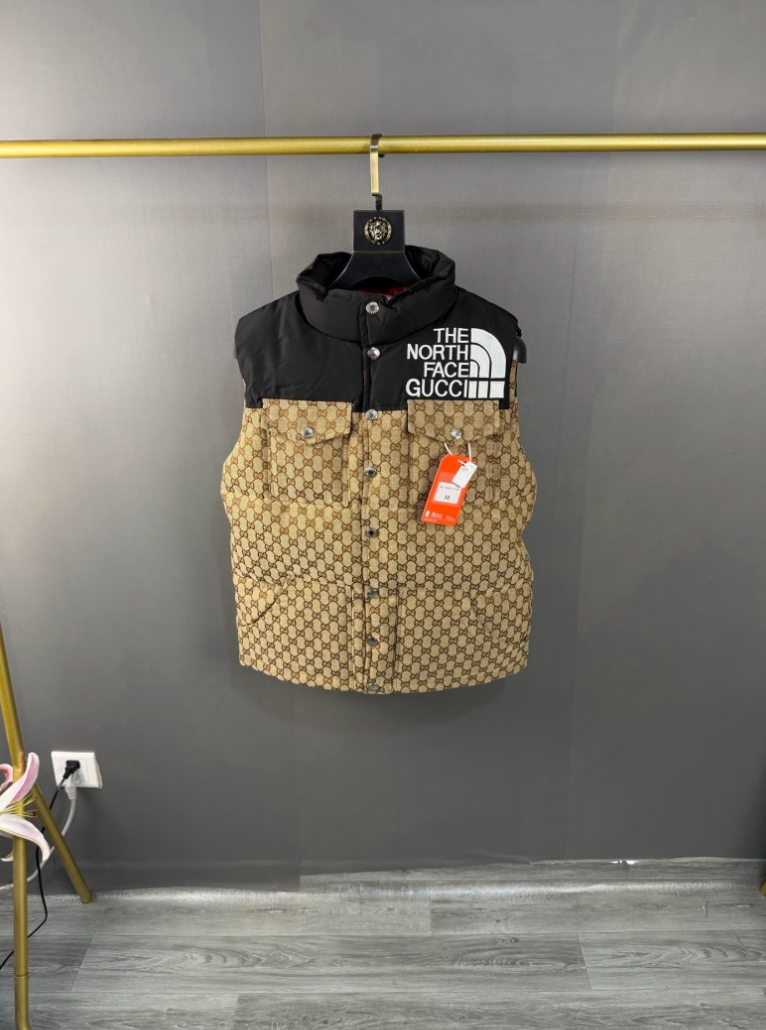 GUCCI X THE NORTH FACE STYLE PUFFER VEST – MULTIPLE DESIGNS – 1:1 HIGH END
