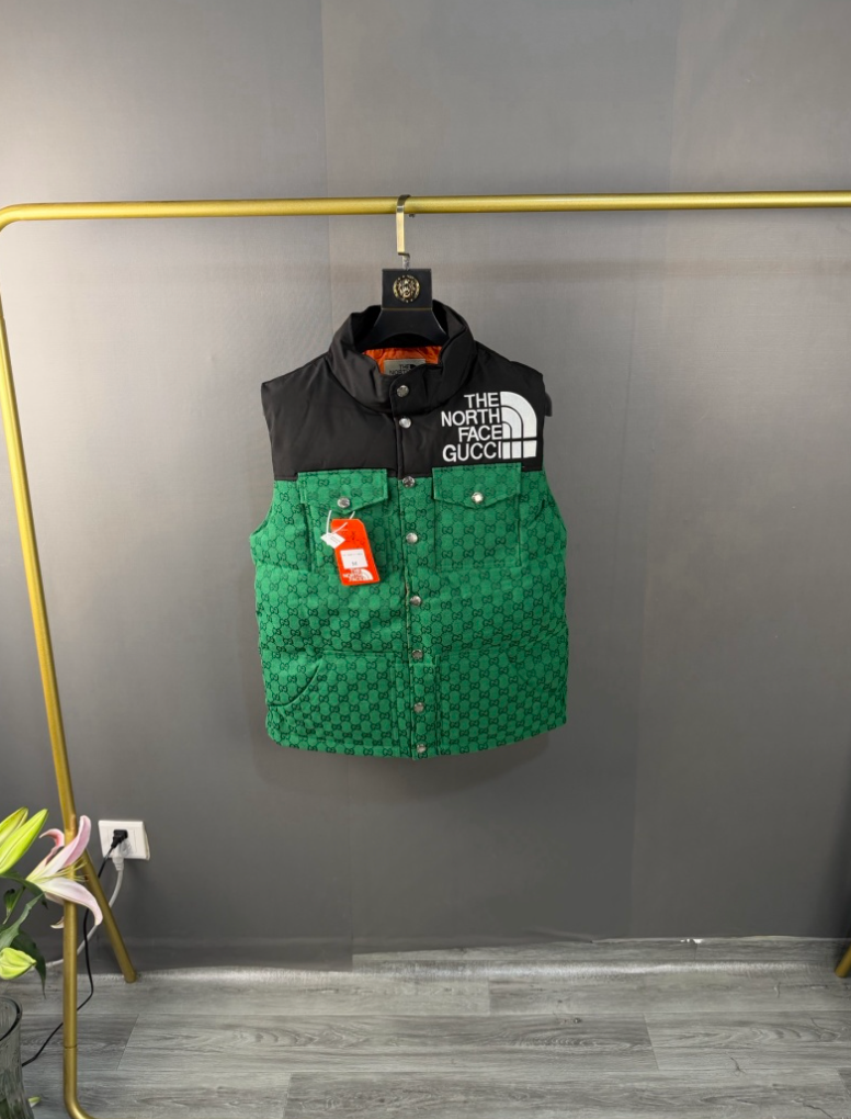 GUCCI X THE NORTH FACE STYLE PUFFER VEST – MULTIPLE DESIGNS – 1:1 HIGH END