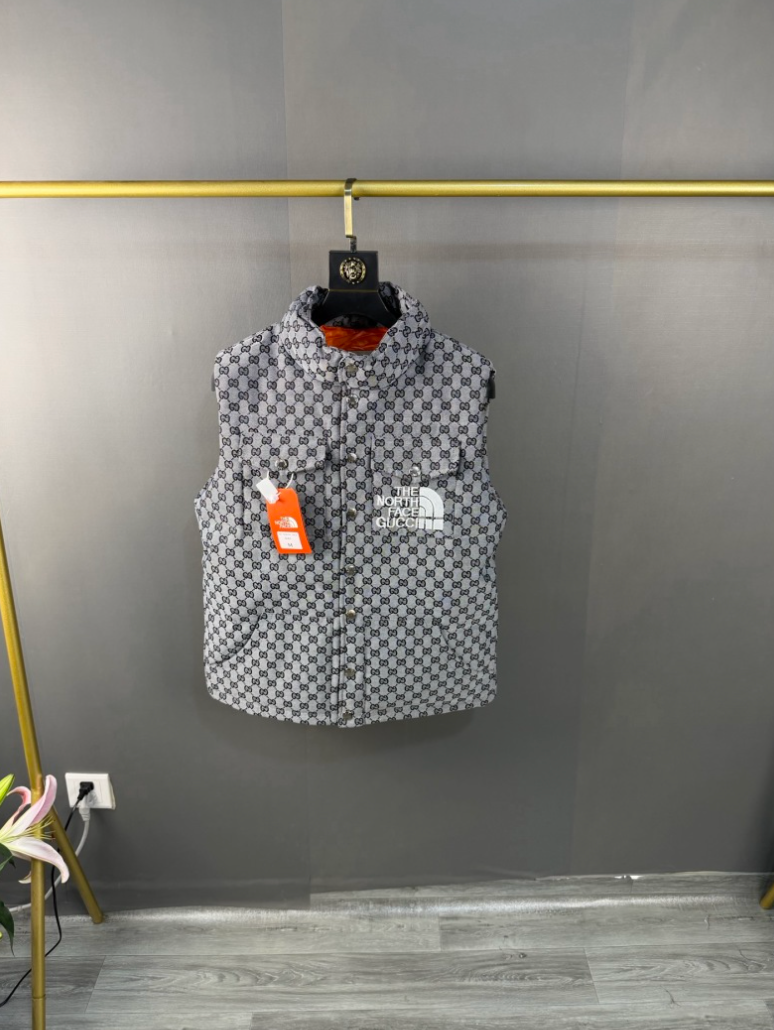 GUCCI X THE NORTH FACE STYLE PUFFER VEST – MULTIPLE DESIGNS – 1:1 HIGH END