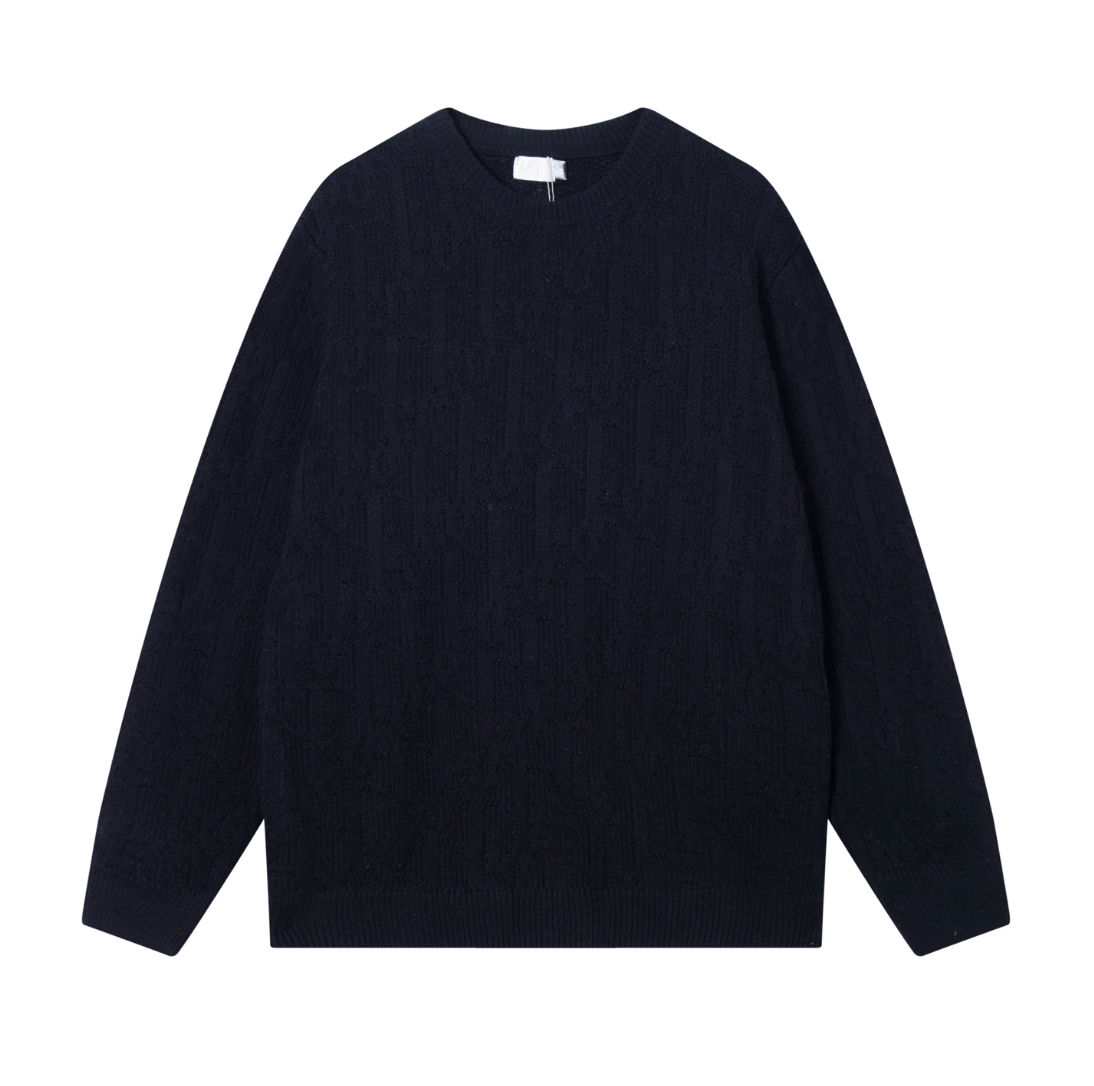 DIOR LOGO KNIT SWEATER– HIGH END