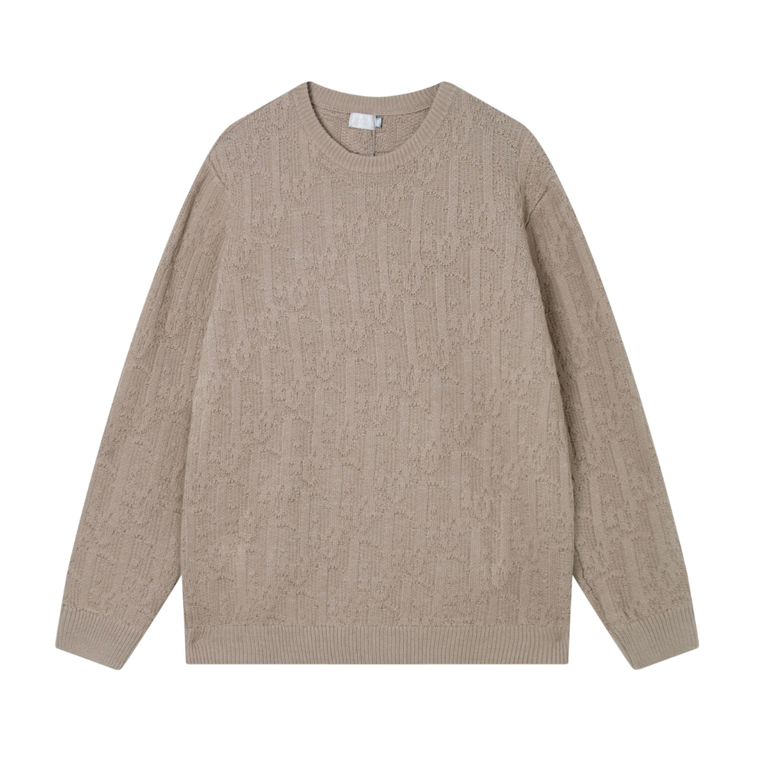 DIOR LOGO KNIT SWEATER– HIGH END