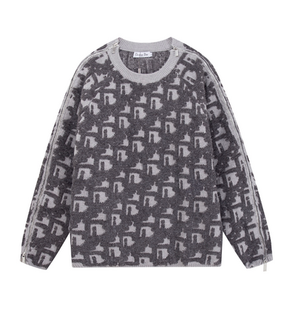DIOR LOGO KNIT SWEATER– HIGH END