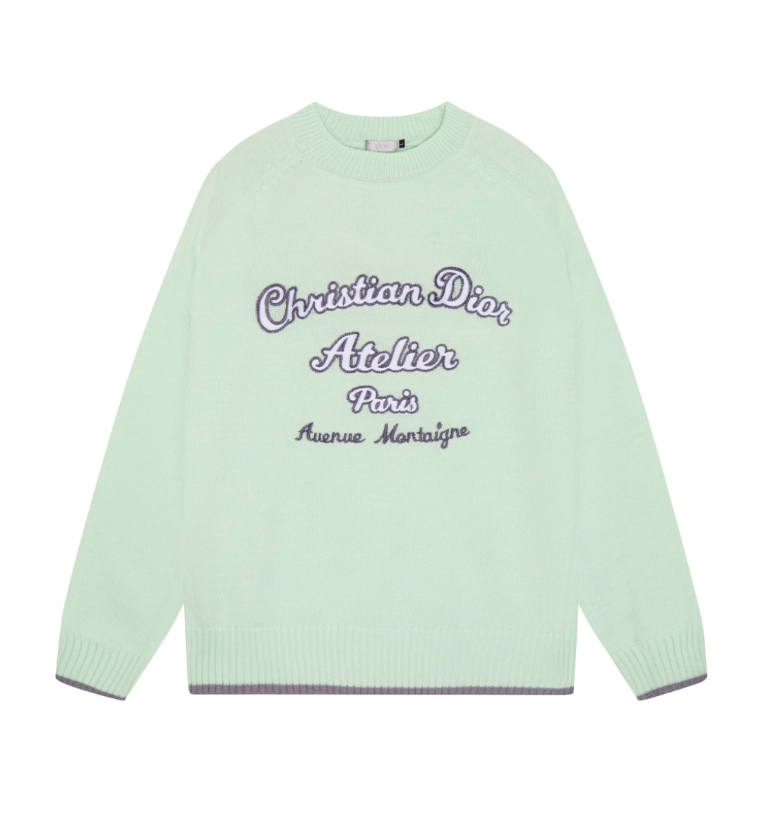 DIOR LOGO KNIT SWEATER– HIGH END