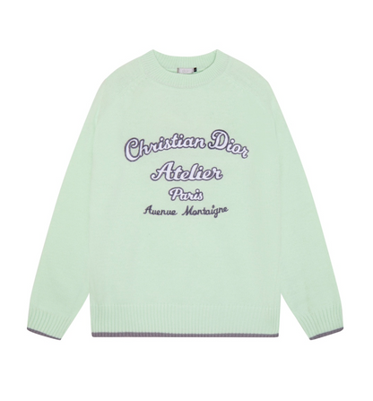 DIOR LOGO KNIT SWEATER– HIGH END