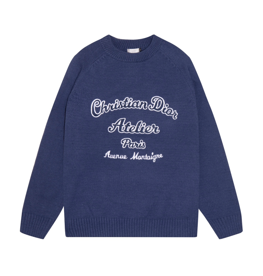 DIOR LOGO KNIT SWEATER– HIGH END