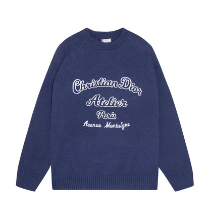 DIOR LOGO KNIT SWEATER– HIGH END