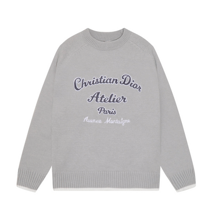 DIOR LOGO KNIT SWEATER– HIGH END