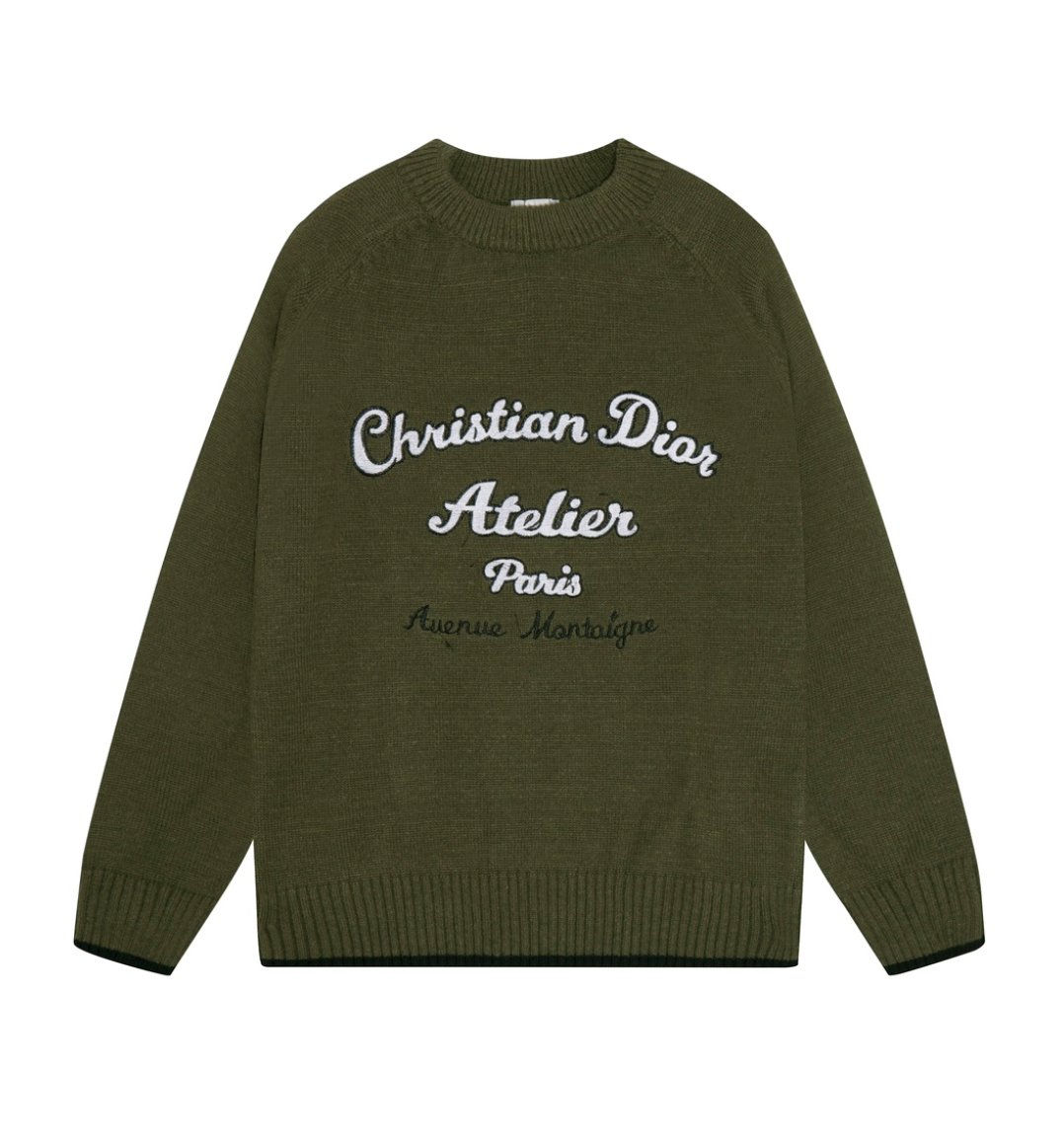 DIOR LOGO KNIT SWEATER– HIGH END