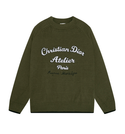 DIOR LOGO KNIT SWEATER– HIGH END