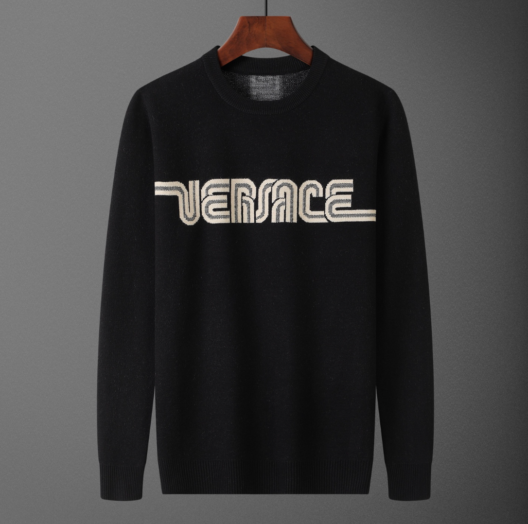 VERSACE LOGO KNIT SWEATER – 1:1 HIGH END