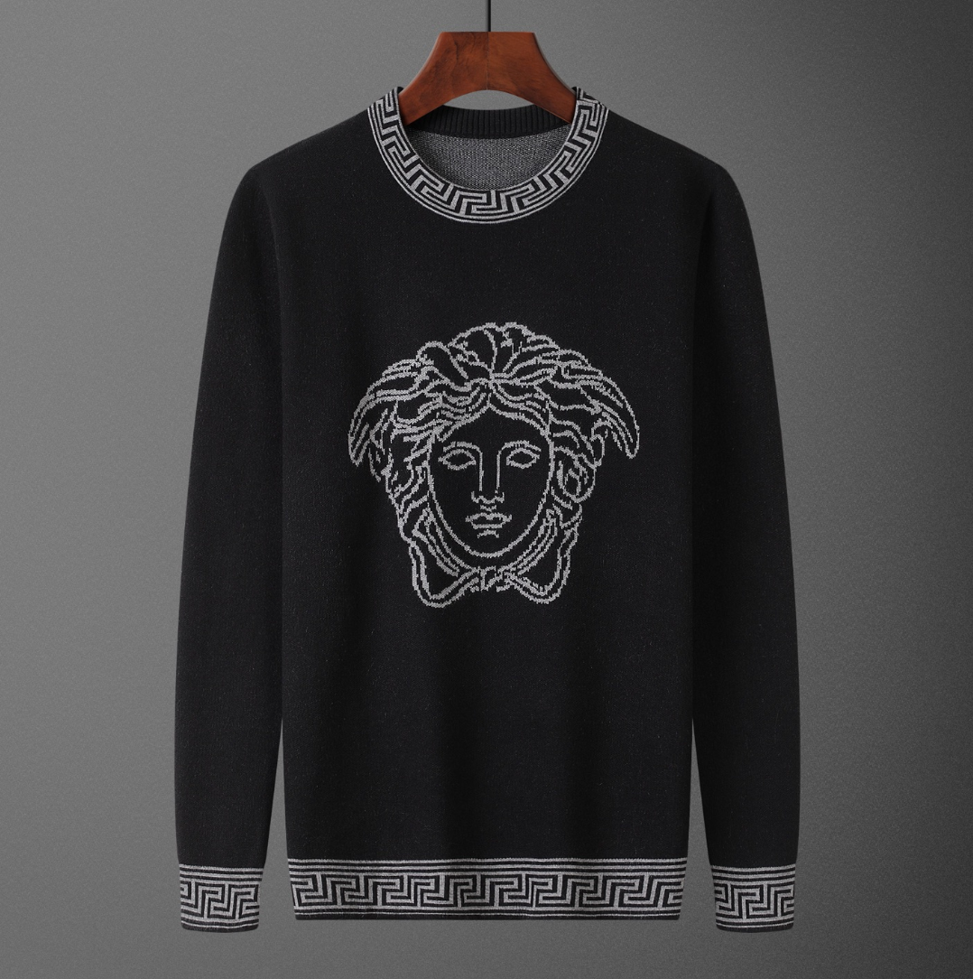 VERSACE LOGO KNIT SWEATER – 1:1 HIGH END