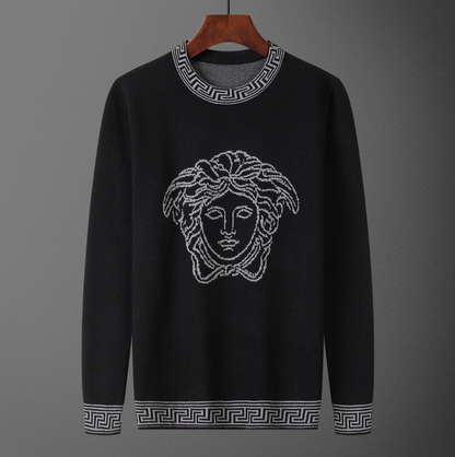 VERSACE LOGO KNIT SWEATER – 1:1 HIGH END