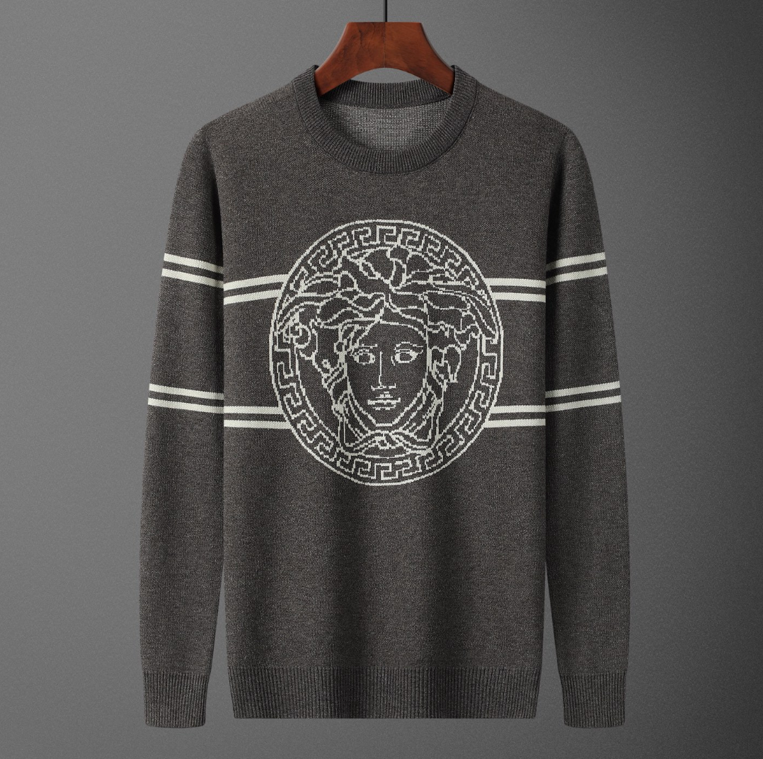 VERSACE LOGO KNIT SWEATER – 1:1 HIGH END