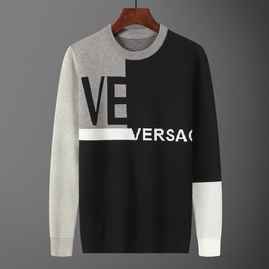 VERSACE LOGO KNIT SWEATER – 1:1 HIGH END