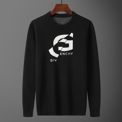 GIVENCHY COLOR BLOCK LOGO KNIT SWEATER – 1:1 HIGH END