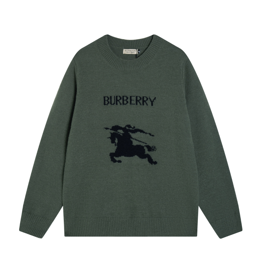 BURBERRY EQUESTRIAN KNIGHT LOGO KNIT SWEATER – 1:1 HIGH END