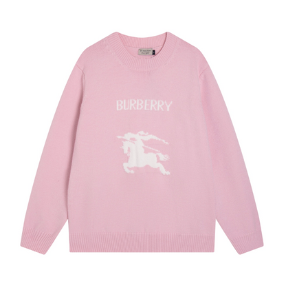 BURBERRY EQUESTRIAN KNIGHT LOGO KNIT SWEATER – 1:1 HIGH END