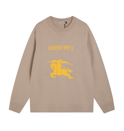 BURBERRY EQUESTRIAN KNIGHT LOGO KNIT SWEATER – 1:1 HIGH END