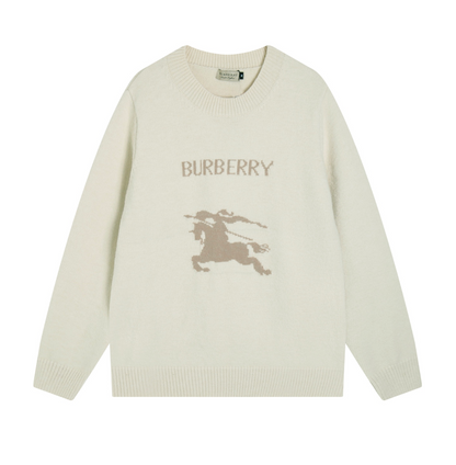 BURBERRY EQUESTRIAN KNIGHT LOGO KNIT SWEATER – 1:1 HIGH END