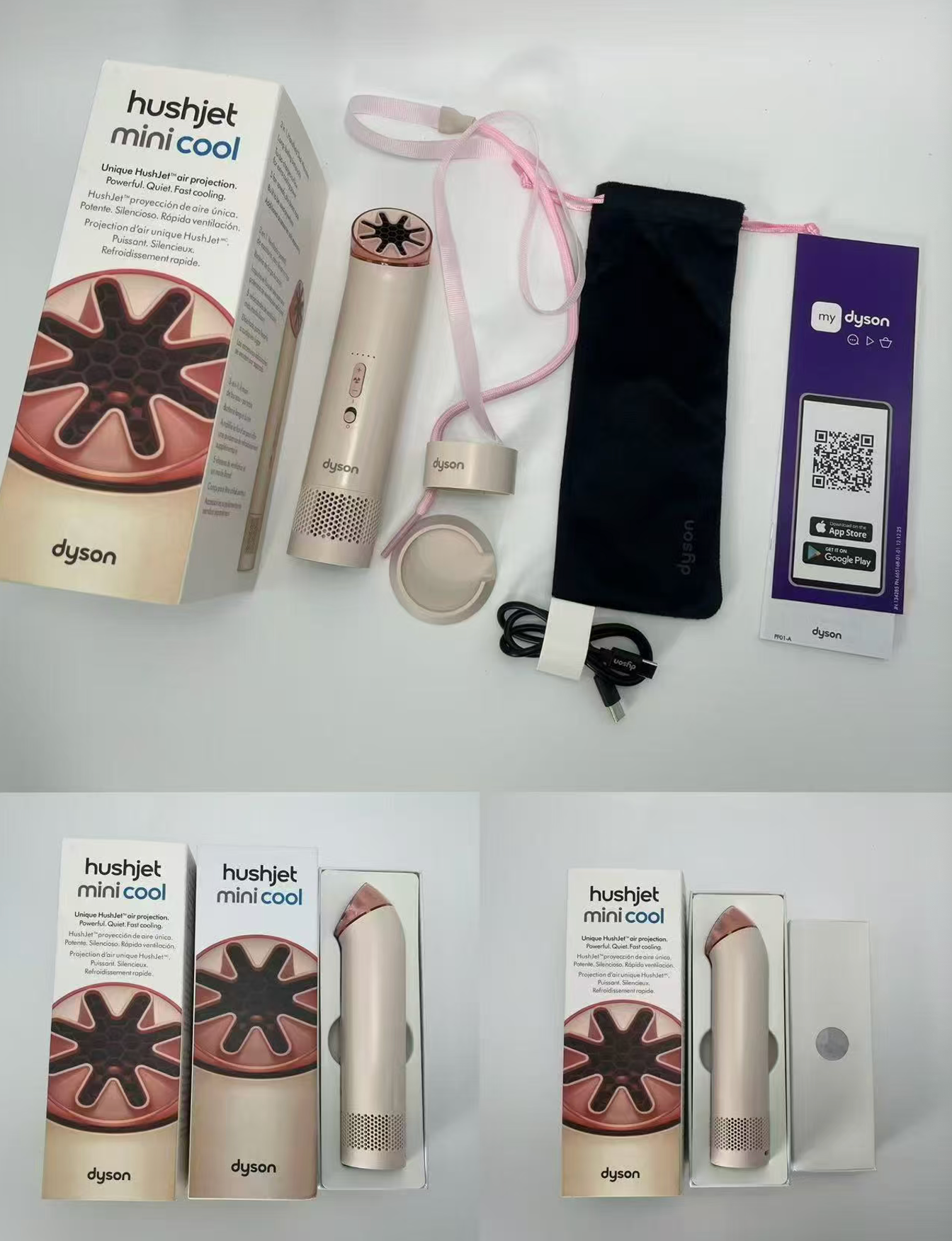 DYSON HUSHJET™ MINI COOL – 3 COLORS – FULL SET – HIGH END