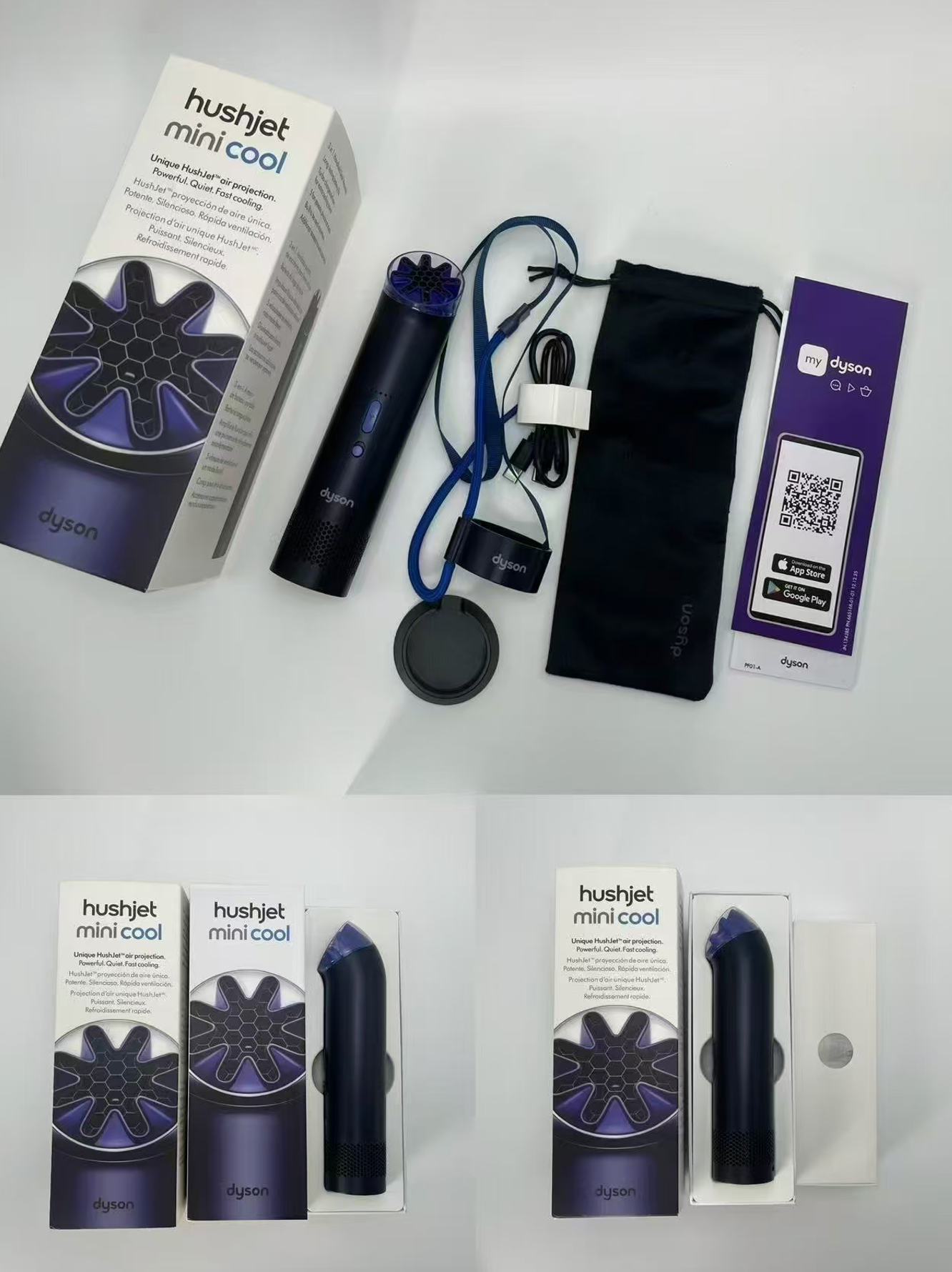 DYSON HUSHJET™ MINI COOL – 3 COLORS – FULL SET – HIGH END