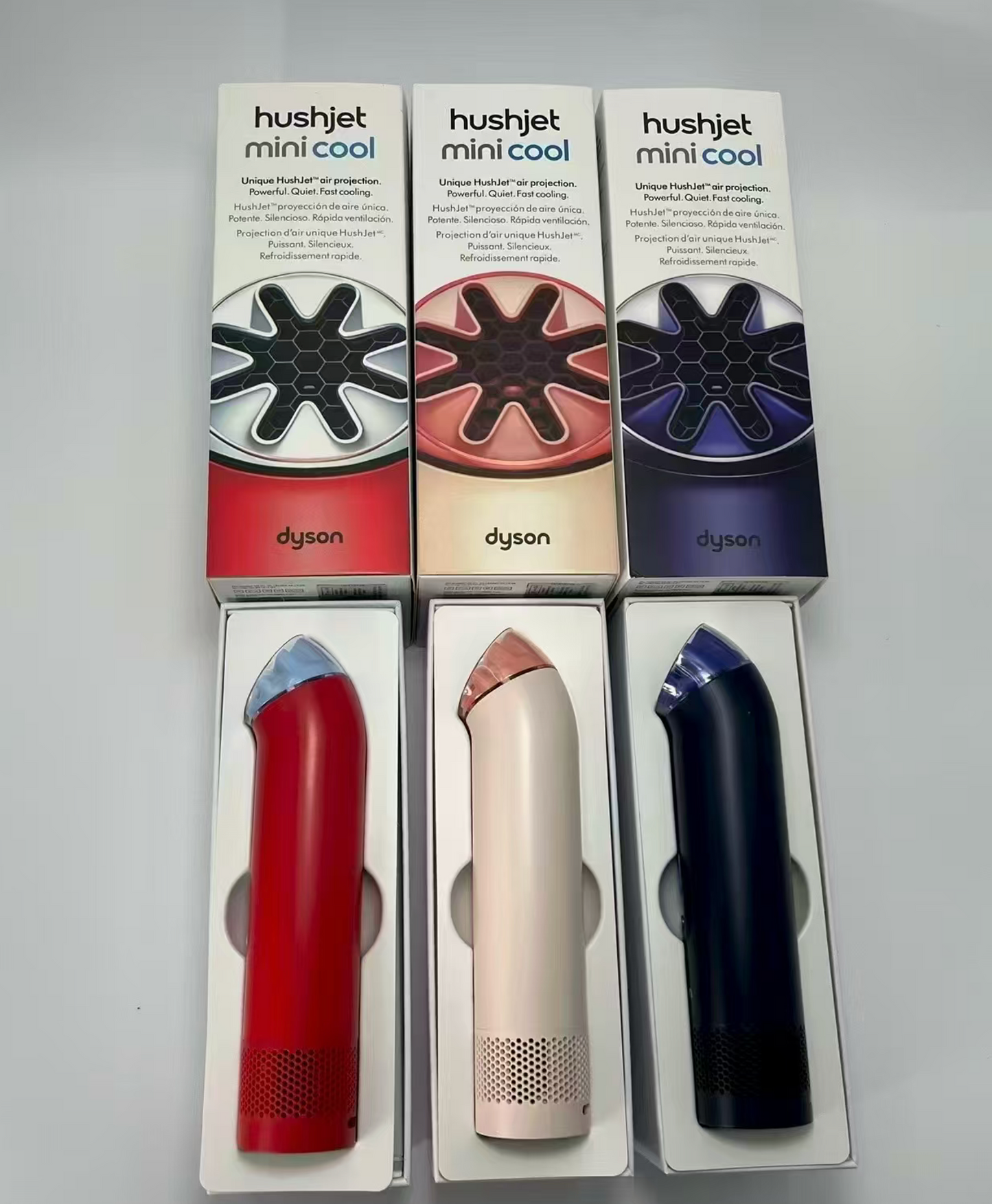 DYSON HUSHJET™ MINI COOL – 3 COLORS – FULL SET – HIGH END
