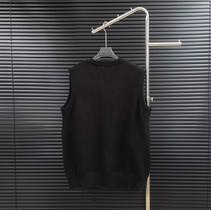 MAISON MARGIELA MM6 NUMERIC V-NECK KNIT SWEATER VEST – 1:1 HIGH END