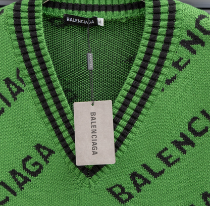 BALENCIAGA V-NECK KNITTED WOOL VEST – 1:1 HIGH END