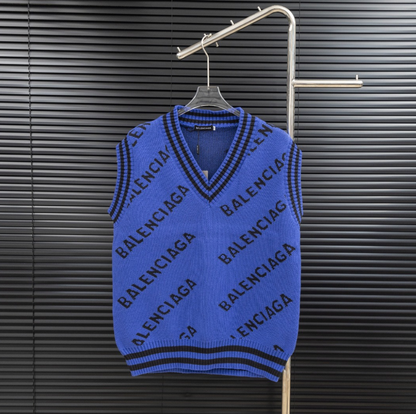 BALENCIAGA V-NECK KNITTED WOOL VEST – 1:1 HIGH END