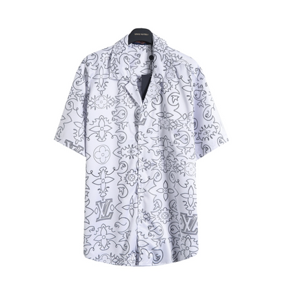 LOUIS VUITTON ARABESQUE SILK SHIRT & SHORTS SET – 1:1 HIGH END