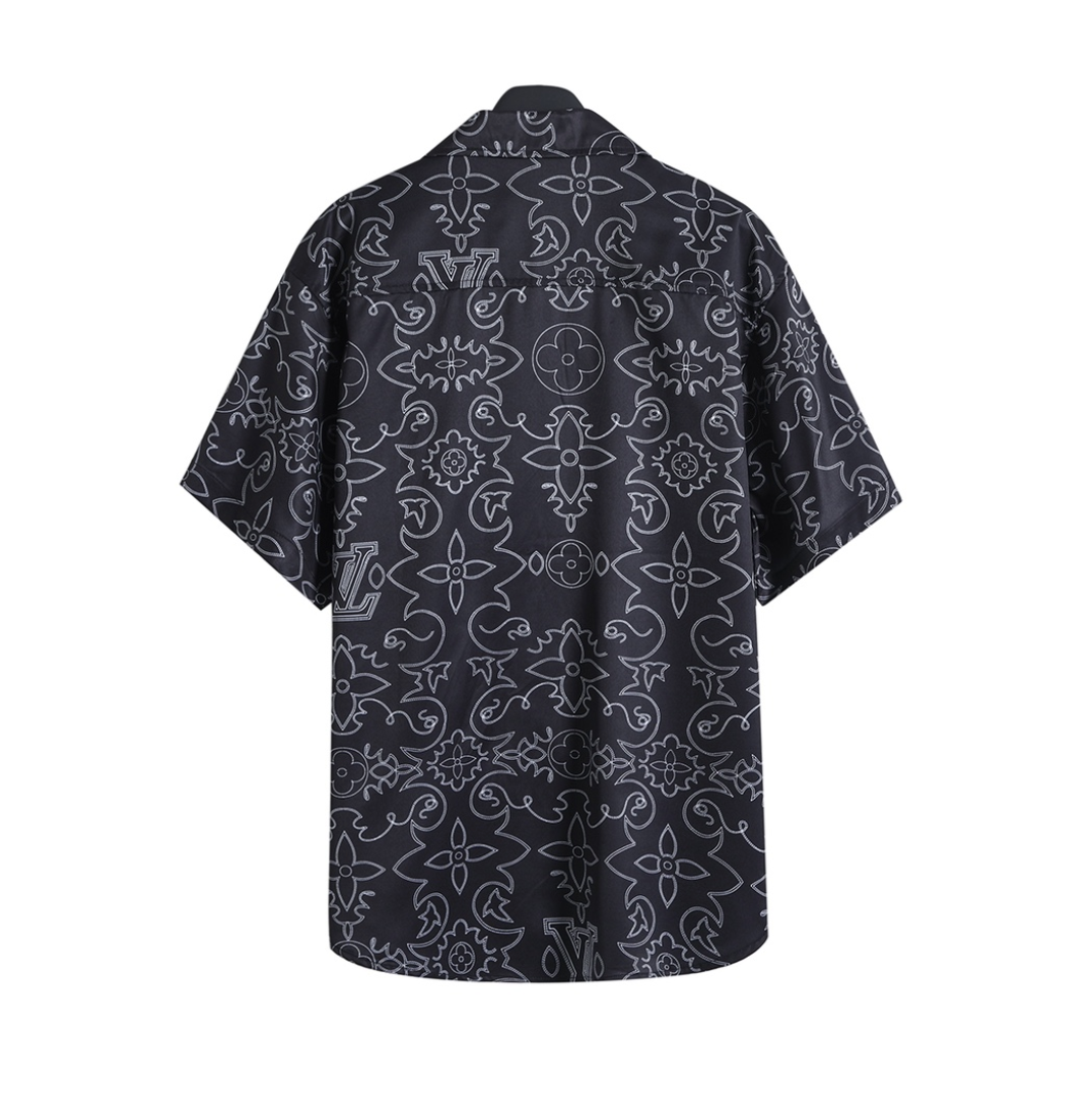 LOUIS VUITTON ARABESQUE SILK SHIRT & SHORTS SET – 1:1 HIGH END