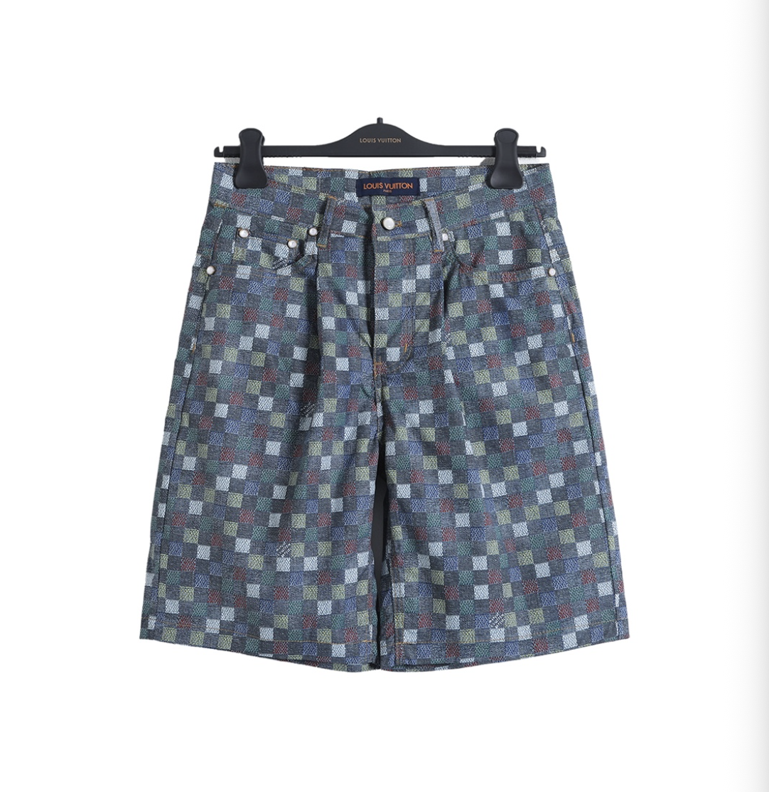 LOUIS VUITTON SKETCH CITY PRINT SILK SHIRT & SHORTS SET – 1:1 HIGH END
