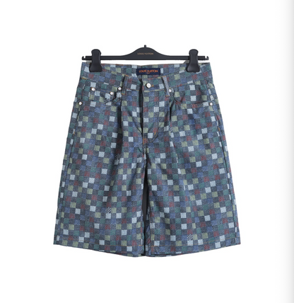 LOUIS VUITTON SKETCH CITY PRINT SILK SHIRT & SHORTS SET – 1:1 HIGH END
