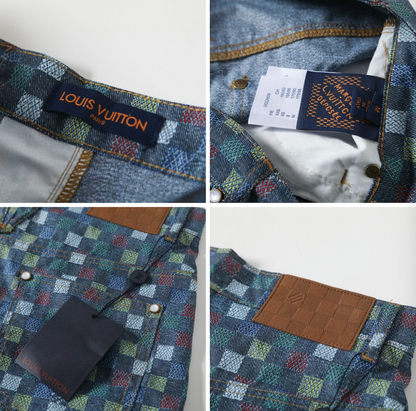 LOUIS VUITTON SKETCH CITY PRINT SILK SHIRT & SHORTS SET – 1:1 HIGH END