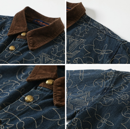 LOUIS VUITTON SKETCH CITY PRINT SILK SHIRT & SHORTS SET – 1:1 HIGH END