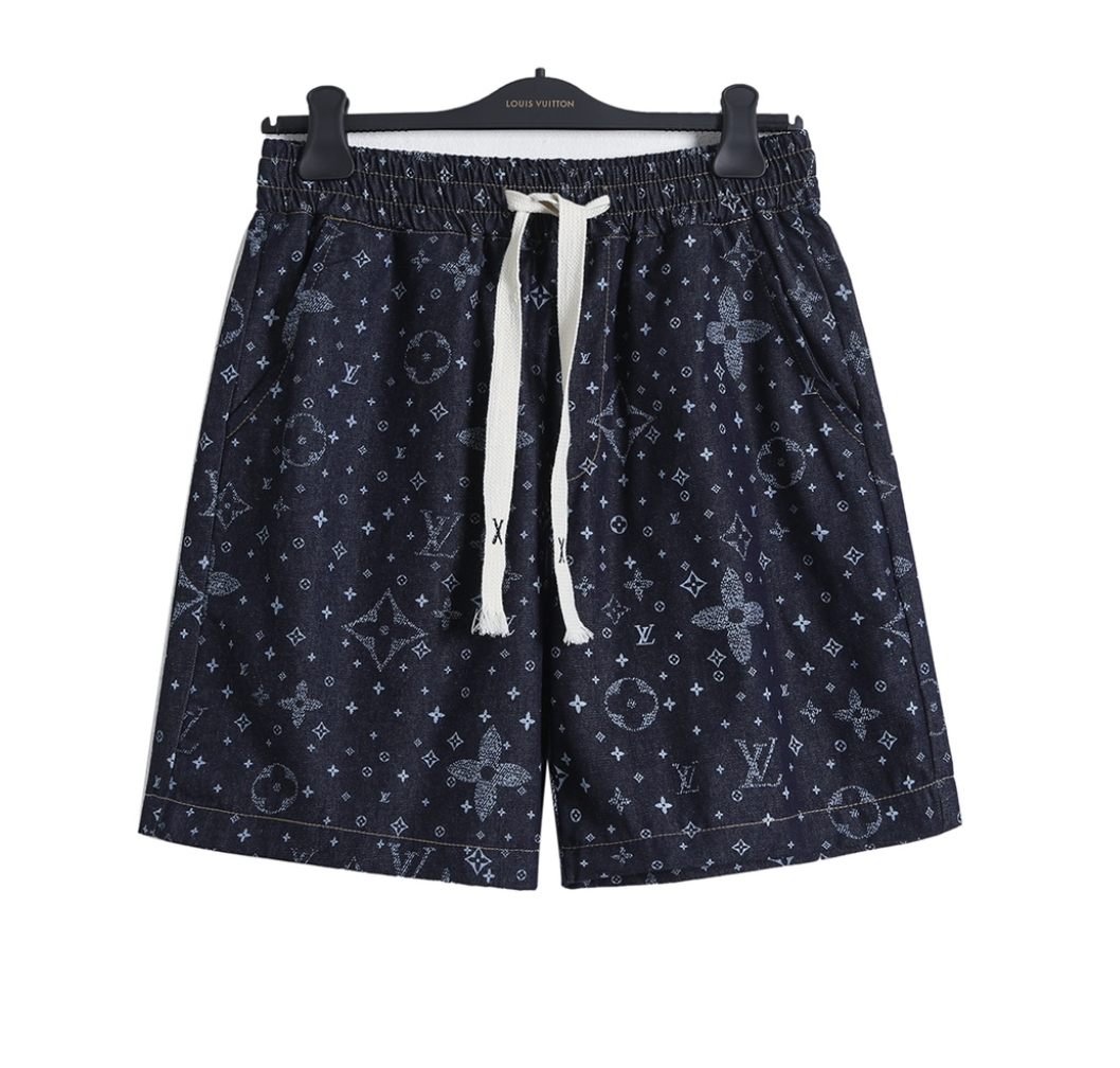 LOUIS VUITTON SKETCH CITY PRINT SILK SHIRT & SHORTS SET – 1:1 HIGH END