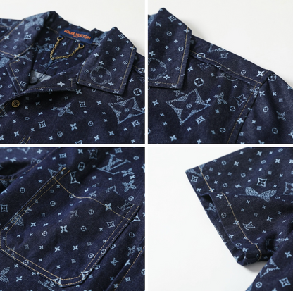 LOUIS VUITTON SKETCH CITY PRINT SILK SHIRT & SHORTS SET – 1:1 HIGH END