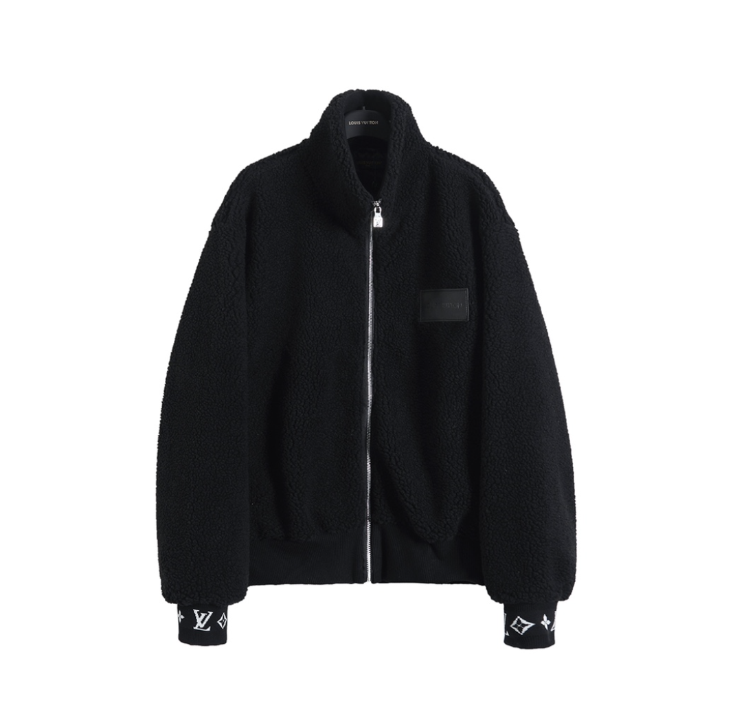 LOUIS VUITTON 25FW MONOGRAM CUFFS FLEECE JACKET – INDIVIDUAL PIECE – 1:1 HIGH END