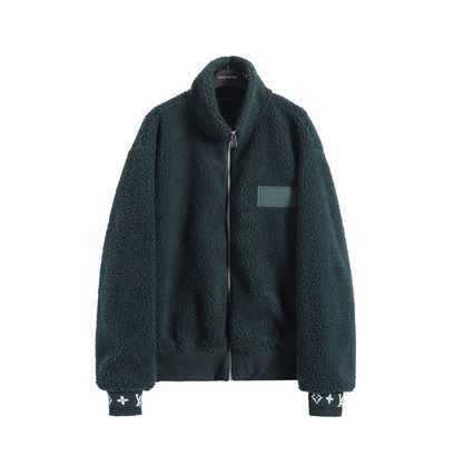 LOUIS VUITTON 25FW MONOGRAM CUFFS FLEECE JACKET – INDIVIDUAL PIECE – 1:1 HIGH END