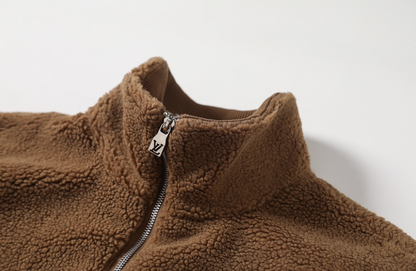 LOUIS VUITTON 25FW MONOGRAM CUFFS FLEECE JACKET – INDIVIDUAL PIECE – 1:1 HIGH END