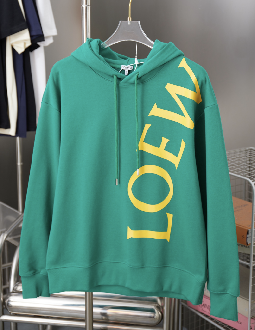 LOEWE VERTICAL LOGO OVERSIZED HOODIE – INDIVIDUAL PIECE – 1:1 HIGH END