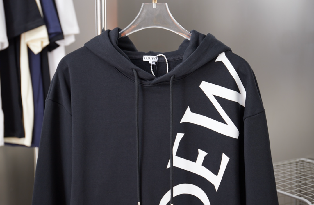 LOEWE VERTICAL LOGO OVERSIZED HOODIE – INDIVIDUAL PIECE – 1:1 HIGH END